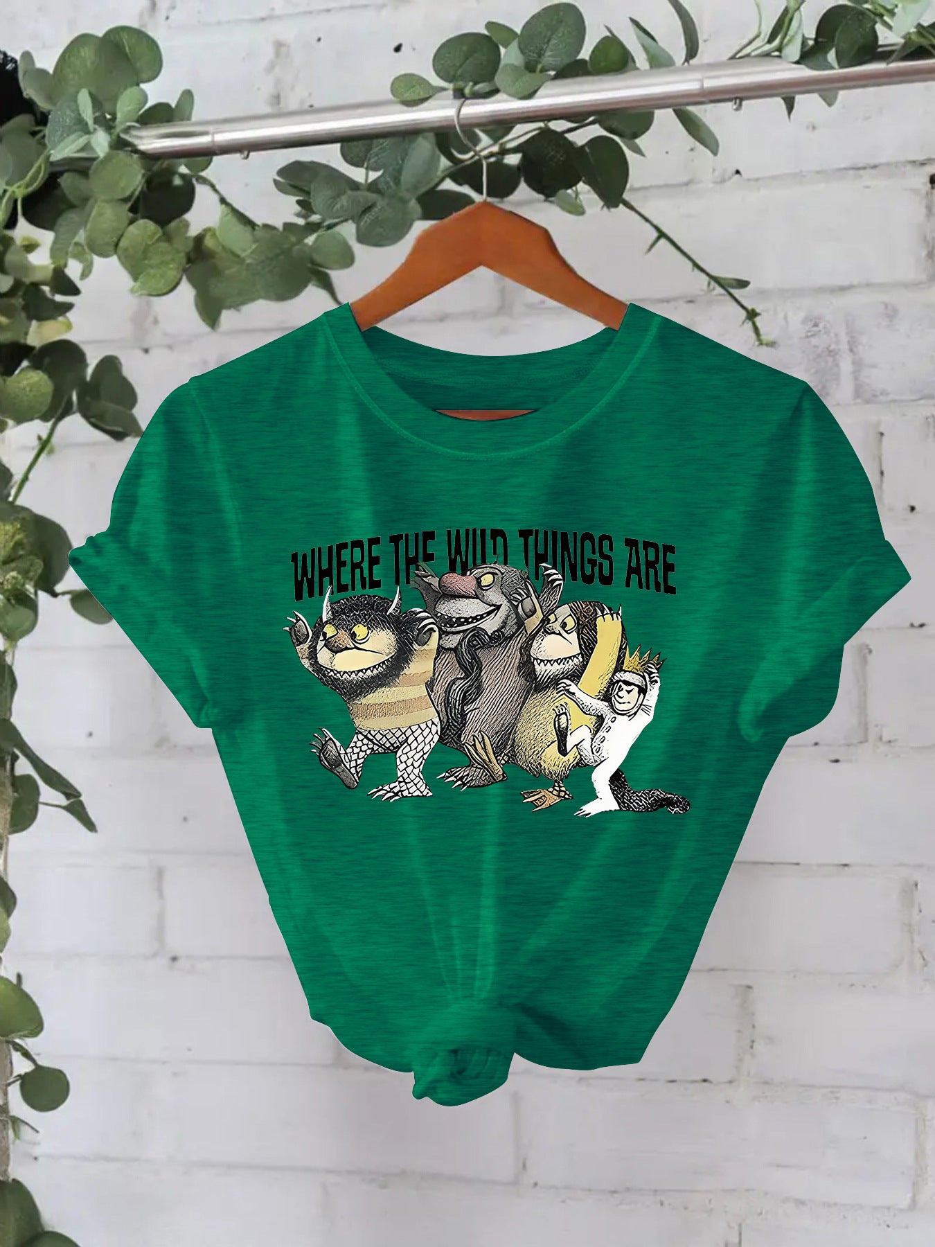 Printed Short Sleeve Monster