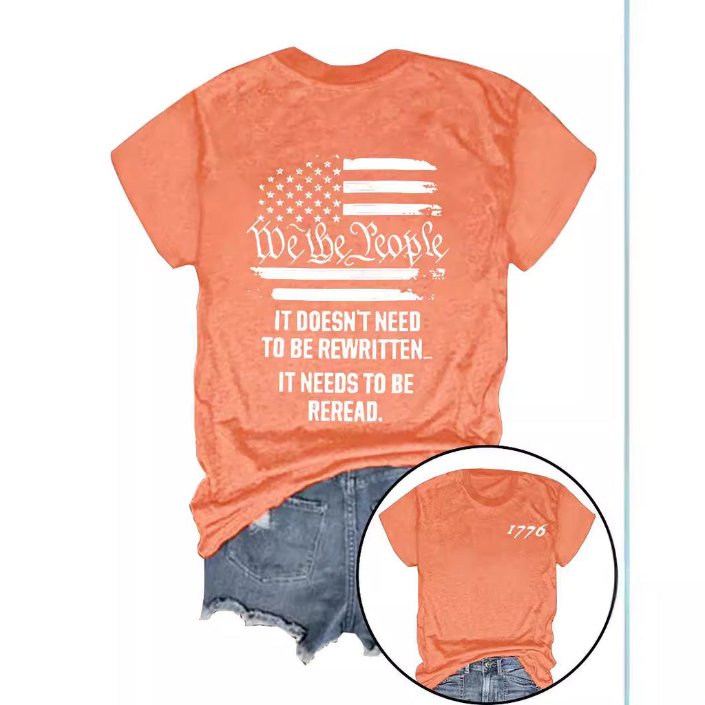 round-neck short sleeve